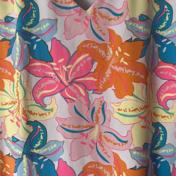 Lulu B Women's Floral dress- Multicolor - Picture 4 of 6